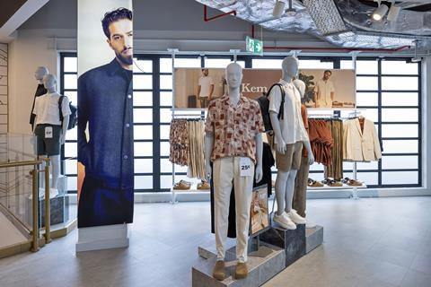 Primark Madrid menswear display
